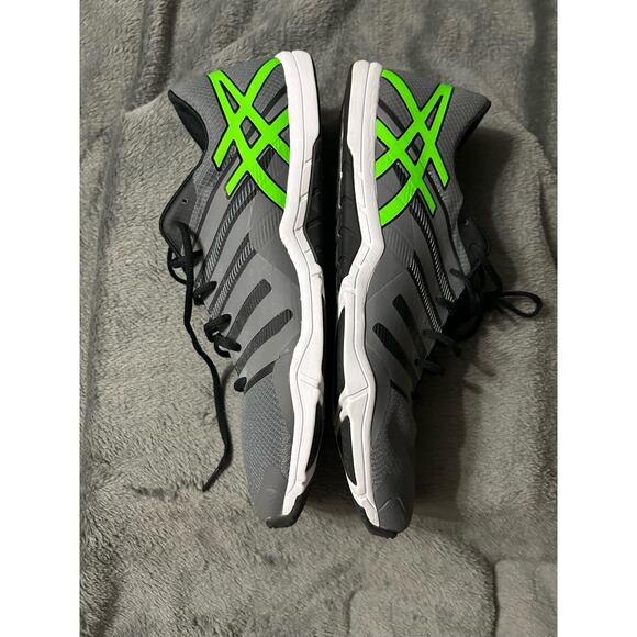 ASICS Men’s S604N Training Athletic shoes, titanium/green, Size 13 - Picture 6 of 10